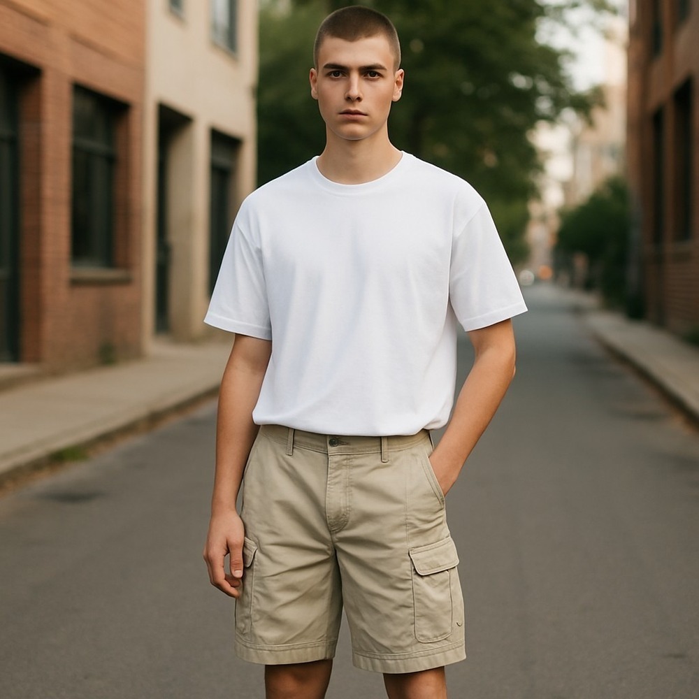 Wrangler Mens‎ Size 40 Cargo Shorts Khaki Beige Camp Hiking Outdoor Utility